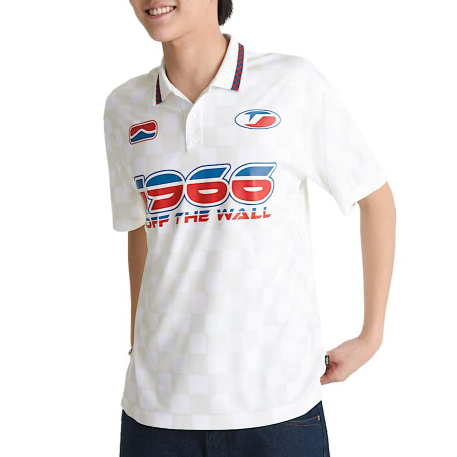 Vans Polo Short Sleeve Digital Soccer Jersey Men Tops VN00122KWHT