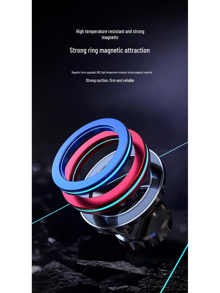 360° Rotating Magnetic Phone Holder – Compact, Multifunctional Stand for Home & Car