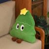 Cartoon Plush Pillow Cute Christmas Throw Pillow Garland House Christmas Tree Plush Pillow  Holiday