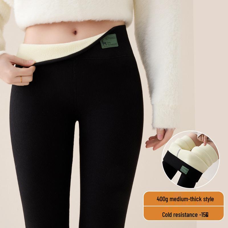 

Women s High Waist Velvet-Lined Warm Cotton Slimming Pants XL