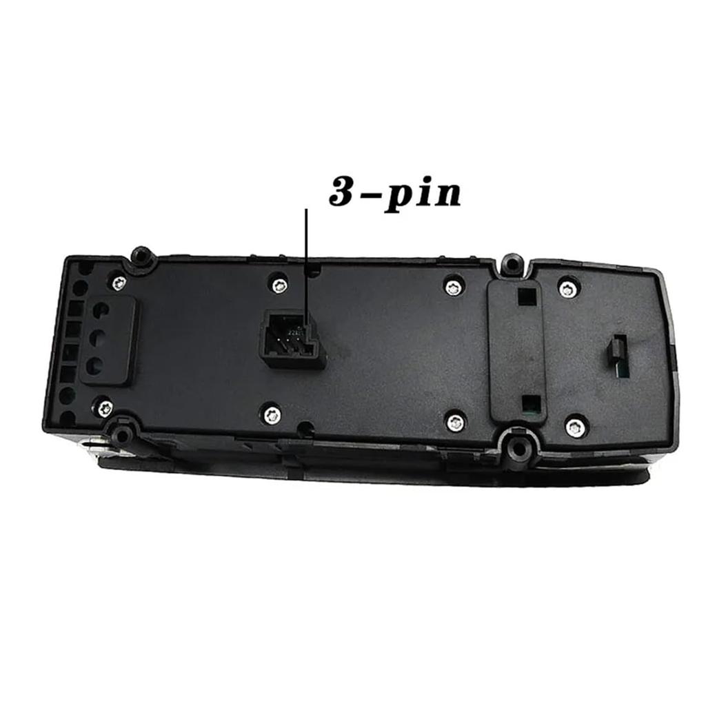 Power Window Control Switch Compatible with Mercedes Benz W166 X166 W156 W176 W264 C117 A B Class CLA GLA GLE GLS A1669054300 A2049058202(White)