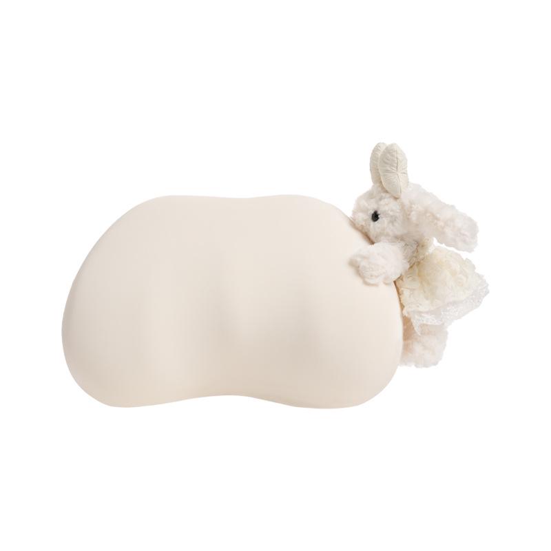 Ice Silk Memory Foam Car Headrest & Lumbar Support Pillow - Universal, Breathable, All-Season Comfort