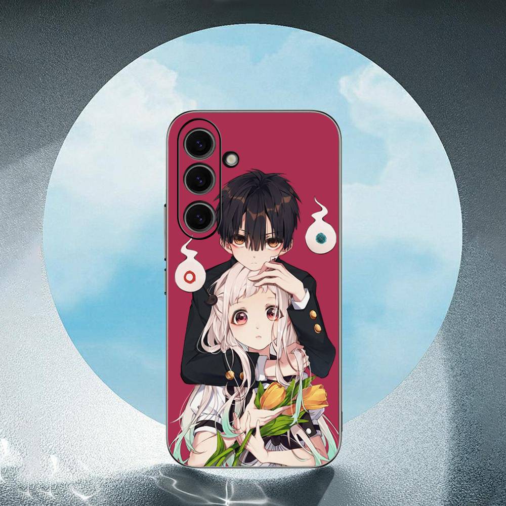 Animation Toilet Bound Hanako Kun Yugi For Samsung Galaxy S23 S24 S25 Ultra S22 Plus S21 Black Soft Case Waterproof Soft Case
