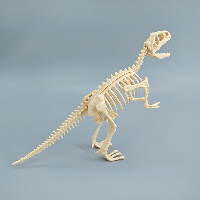 1 Set Kid Toy Diy Assembly Jurassic Dinosaur Fossil Skeleton Mosasaurus Tyrannosaurus Action Figure Collection Creative Model