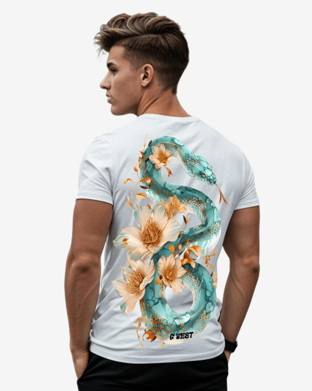 G West Regular Fit Floral Traitor T Shirt 4XL