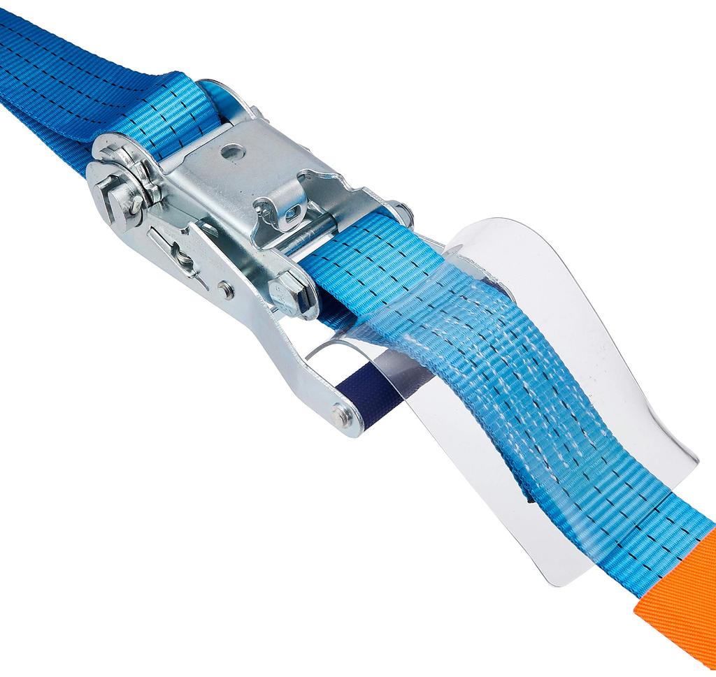 AVIELAN Lashing 50mm R Hook with Track Winding Fixed Blue Belt, Width, (Compatible Rails), 3m, 1.0m, (Right Fixed)