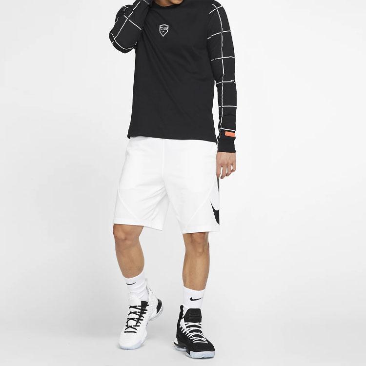 Nike Dri-Fit Lebron Long Sleeve Basketball T-Shirt Men Tops Black CD0926-010