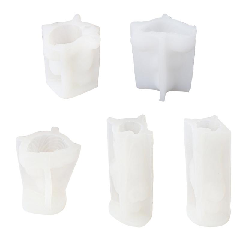 Buddha Statue Candle Resin Mold 3D Buddha Aromatherapy Candle Silicone Mould DIY Gypsum Crafts Making Decorations