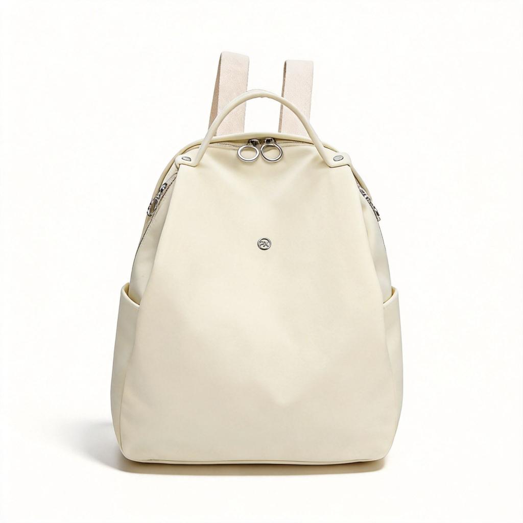 Schoolbag Backpack Women's Versatile Nylon Cloth Bag Lazy Textured Small Backpack Waterproof Large Capacity Oxford Cloth Handbag