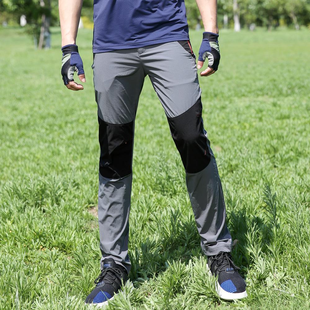 Pánské rychleschnoucí větruodolné turistické kalhoty - Tenké, pružné, prodyšné, chránící před sluncem, nadměrné velikosti, pro venkovní sporty a horolezectví.