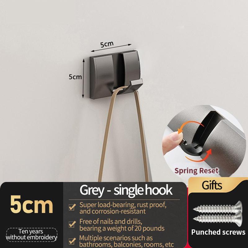 

door hooks Folding Robe Hooks Towel Hanger Nail Wall Rack Hooks Coat Clothes Holder for Bathroom Kitchen Accessories