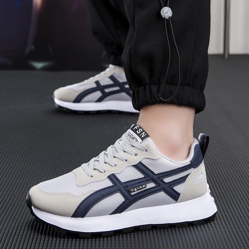 Men's Shoes Spring New Platform Men's Casual Shoes Fashionable Breathable Student Running Shoes