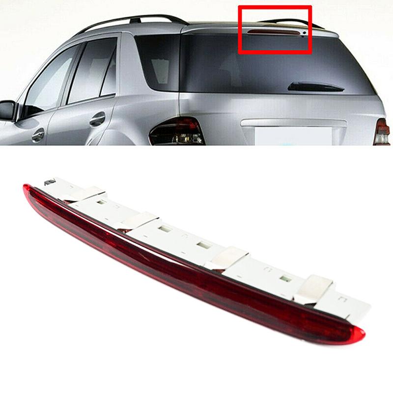 for Mercedes Benz W164 ML320 ML350 2005-2011 Rear High Mount Third Brake Light Tail Stop Lamp Warning Indicator Waterproof Car Replacement Accessories