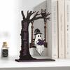 New Wooden Decorative Statue Swing Style Spirit Pumpkin Desktop Ornament Halloween Theme Display Figurines Gift Giving