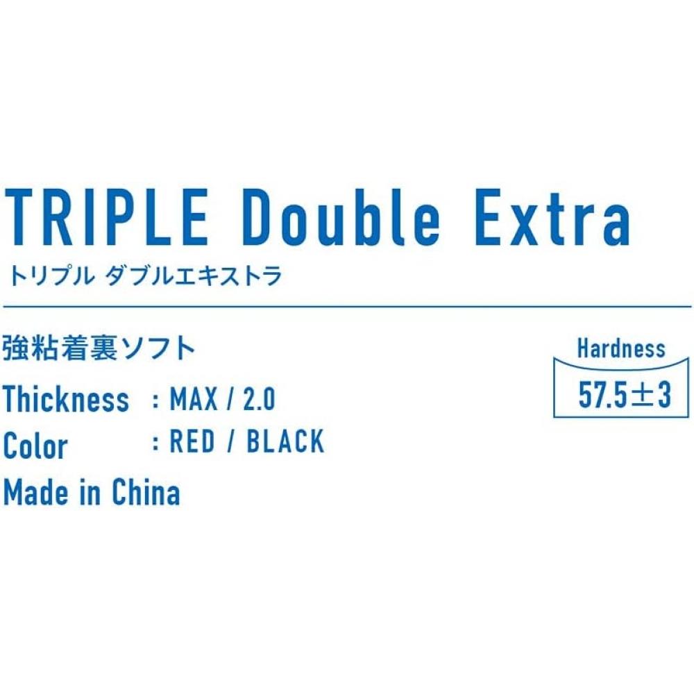 Victas Table Tennis Rubber Red Black Strong Sticky Soft Triple Double Extra 2000