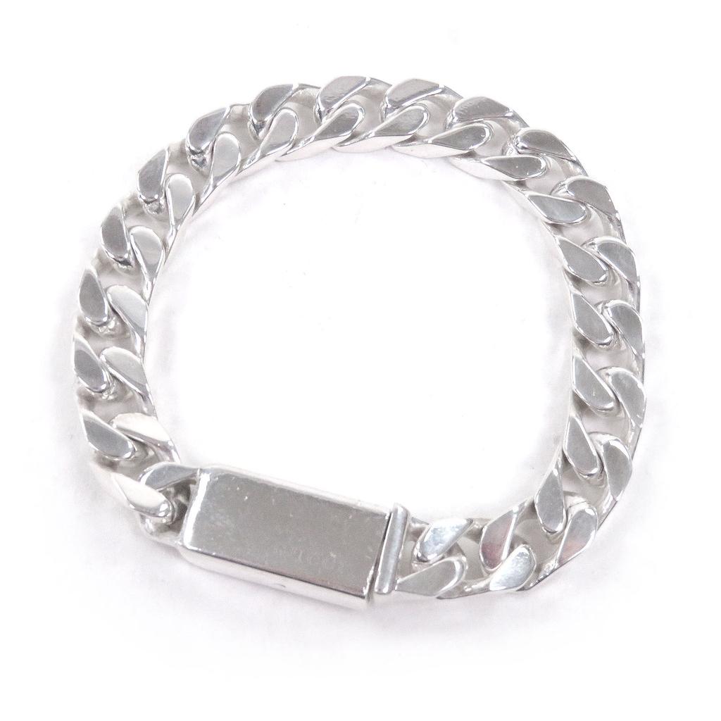 Very Good GUCCI bracelet Kihei Chain Silver SV925 Women 17 Used