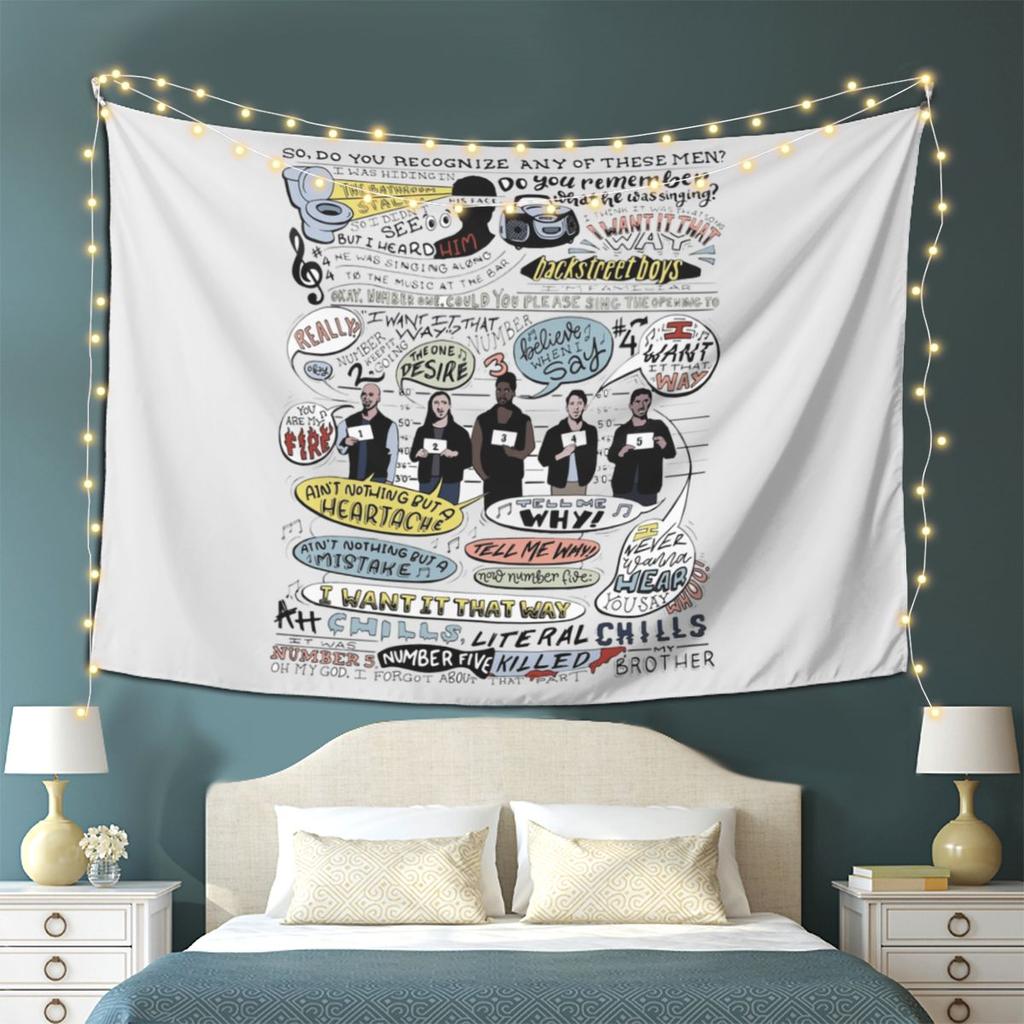 I Want It That Way B99 Colorized Tapestry Wall Hanging Aesthetic Home Decoration Tapestries for Living Room Bedroom