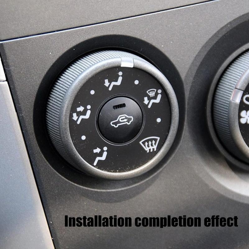 Replacement Air Vent Selector 5590102120 Strong ABS Blower Mode Switches 6 Position Airflows Regulator for Automotives
