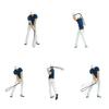 Golfing Swing Trainer Aid Golfing Swing Equipment Swing Practice Rope for Muscle Flexibility Improve Rhythm Flexibility
