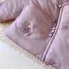 Girls' Winter Embroidered Cotton Jacket AWB117 - New Chinese Style, Thickened for Warmth
