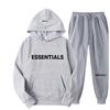 2024 Fear of God Essentials Unisex Hoodie Set - Doppelnähte, High Street Stil für Herbst/Winter