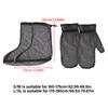 Insect Shield Mesh Gloves Foot Cover Comfortable Breathable Mosquito Net Gloves Foot Cover Gift for Outdoor Lover