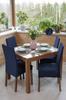 Cover Velvet Chair, Navy Blue Velvet, Thick