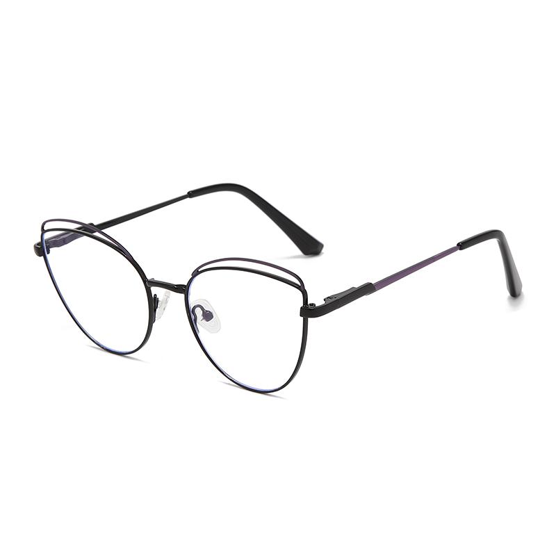 Anti-Blue Light Rays Eyeglasses Frame Women Cat Eye Glasses Brand Designer Clear Lens Computer Optical Eyewear