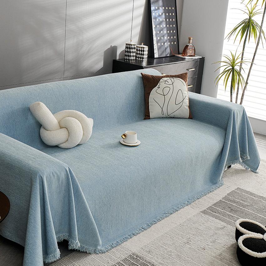 

Водонепроницаемый тканевый чехол для дивана Four Seasons, универсальный французский простой кожаный чехол для дивана, универсальное универсальное полотенце для дивана 180*340cm