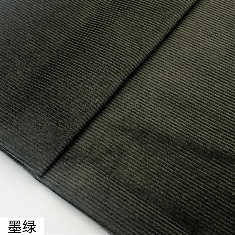Pure Cotton Corduroy Fabric Medium Striped By The Meter for Clothes Dresses Pants Coats Sewing Cloth Soft Breathabe White Blue