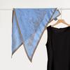 Fashion new autumn and winter silk wool triangle towel collection women's warm retro mulberry silk shawl decorative shawl