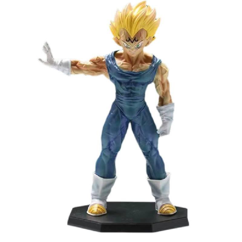 Collectible Pvc Dragon Ball Son Goku Majin Vegeta Green Outfit Figure Display Model