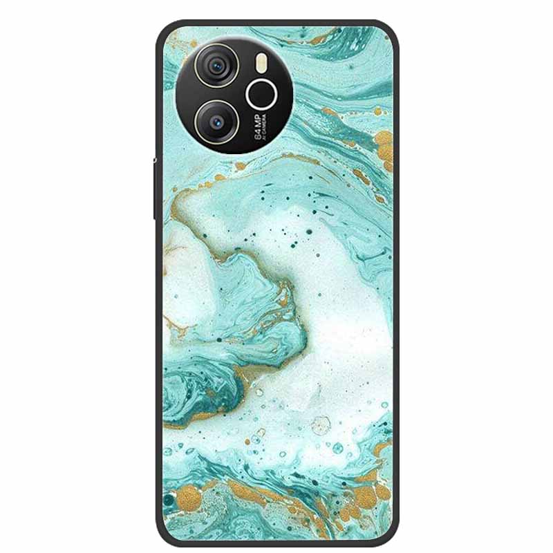 Case For Blackview Shark 8 TPU Soft Silicone Back Cover For Blackview Shark8 Phone Cases Marble Painted Colorful Bumper New Capa