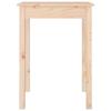 VidaXL Table à manger 55x55x75 cm Bois massif de pin 814254