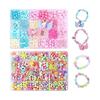 Set of 2 Beads Craft Accessories Kit DIY Handmade Alphabet Beads for Girls Gifts for Jewelry Birthday Presents Gifts Christmas Making Toys Handmade