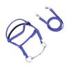 Horse Bridle Rein Nylon Stylish Adjustable Horse Bridle Headstall Equestrian Rein Blue L( For Horses with Shoulder