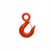 750 Hook with Eye and Safety C45 Steel Red
