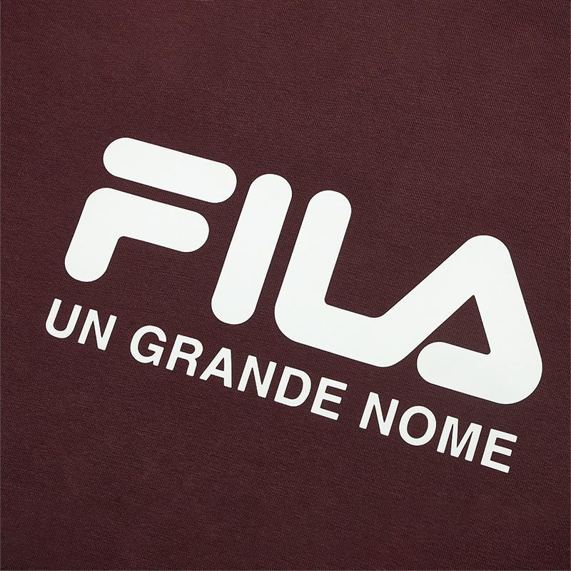 New FILA Sweatshirt Men's Tree Port Burgundy F11M449215FWI