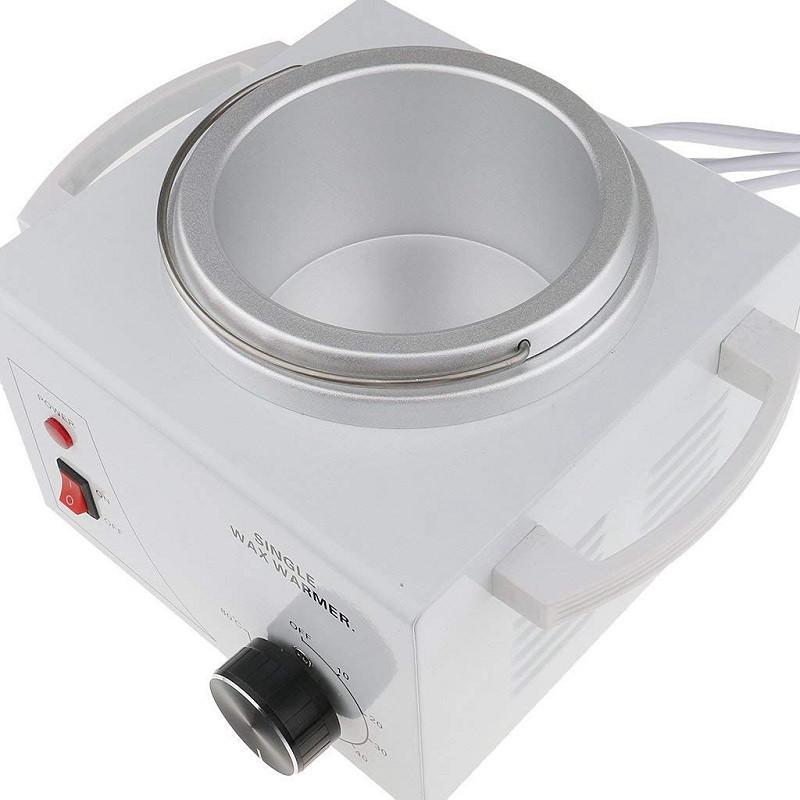 Adjustable Temperature Single Pot Depilatory Wax Warmer Hair Removal Tool Paraffine Wax Heater For Hand And Feet SPA Epilator