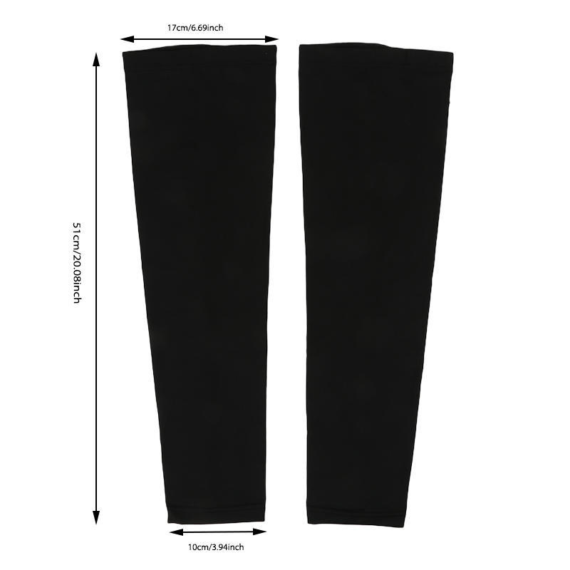 1Pcs SUmmer Anti-uv Sun Protection Cycling Leg Sleeves Silk Ice Breathable Cover Bike Racing MTB Leg Sleeve For Man Woman