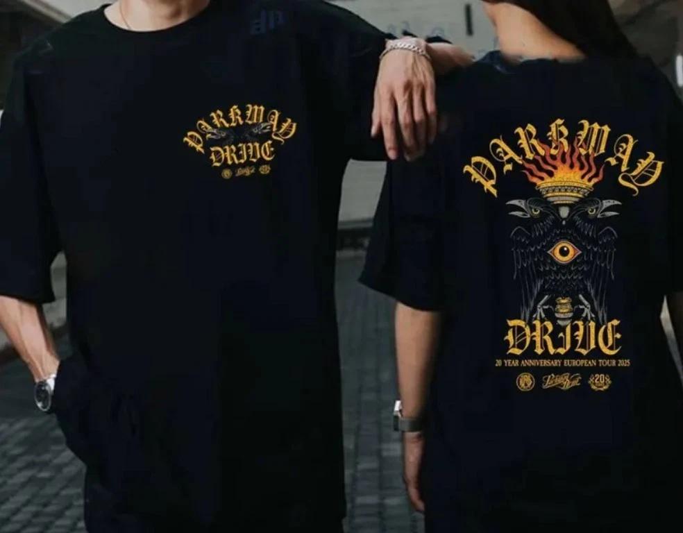 Parkway Drive 20 Year Anniversary European Tour 2025 100% Cotton T-shirt Mens Tees Top 2XL
