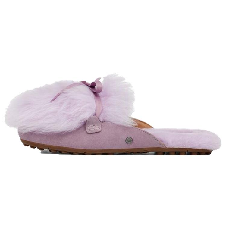 (WMNS) UGG Shaine Fluff Lightweight Cozy Flat Plush Slipper Pink Purple Women s 1105316-SHAD EU 36