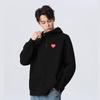 Mark Hua Fei Men's Embroidered Half-Zip Hooded Sweatshirt
