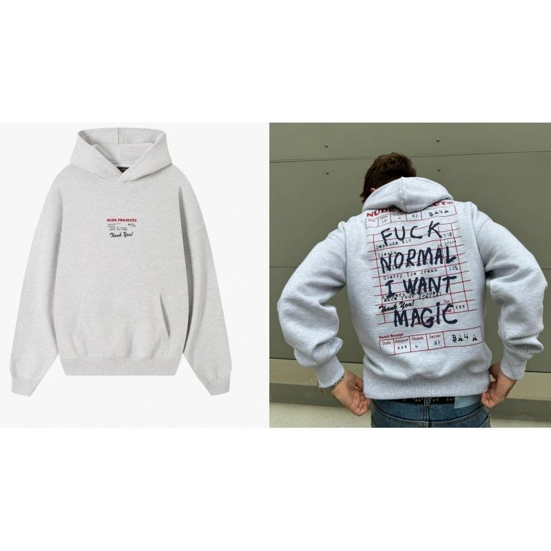 D11-Cotton-containing blended men's and women's versatile sweater fashion long-sleeved street fashion loose hoodie
