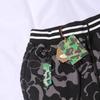 Men’s camouflage letter-print shark shorts, straight-leg fit, with woven trim