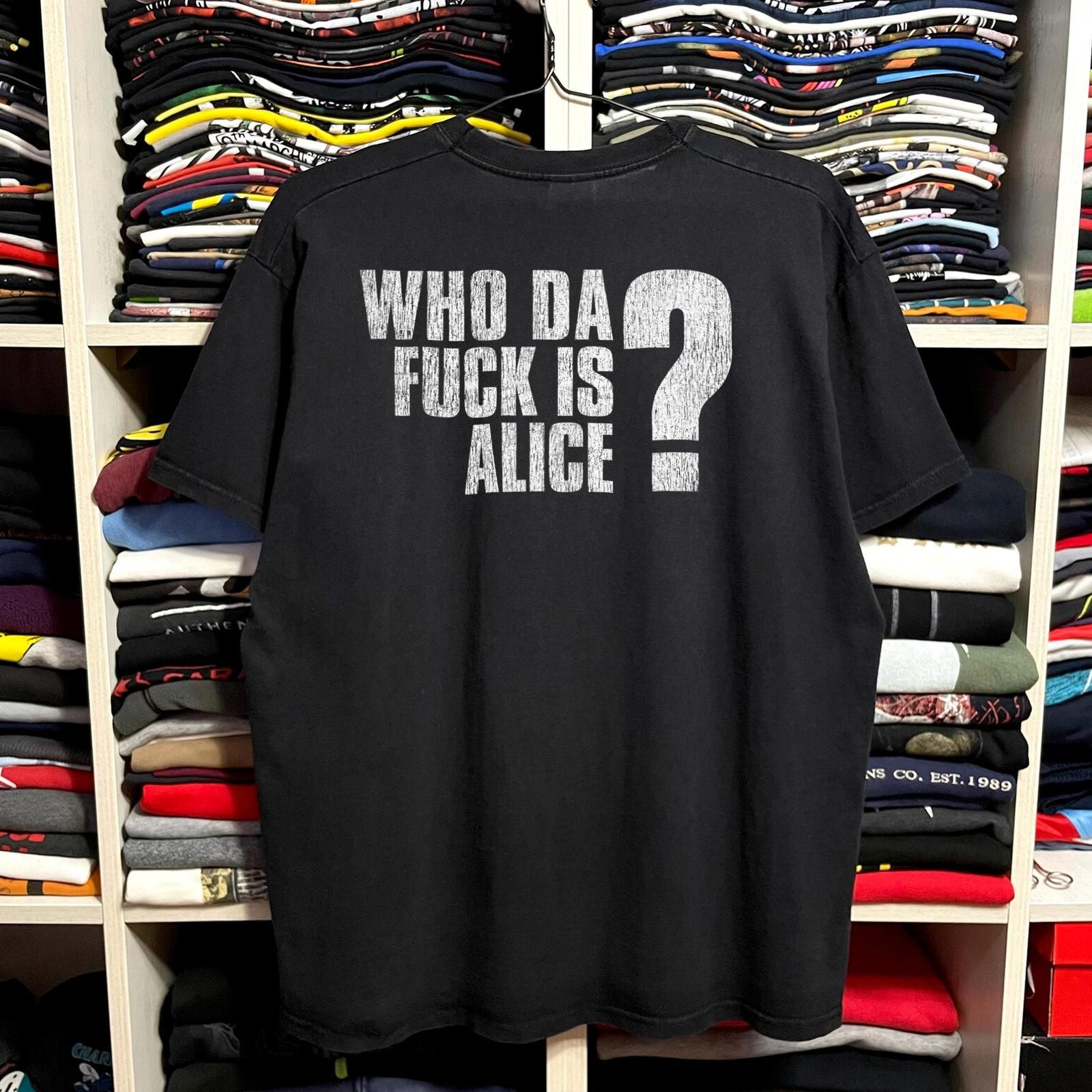 Rare 89 Alice In Chains Washed T-Shirt Black XXL 3XL