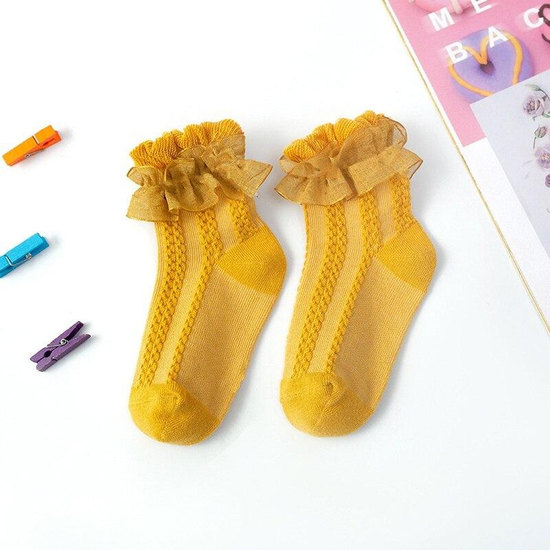 Baby Girl Socks Kids Cotton Lace Princess Socks Spring  Summer Autumn Infant Socks