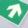 1 Luminous Exit Sign - Emergency Evacuation Safety Wall Decal, Photoluminescent Fire Evacuation Indicator With Green Border