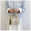 Western Style New Chinese Style Handbag for Summer 2024, New Chinese Style Elegant Women's Trend Circular Bamboo Knot Handbag
