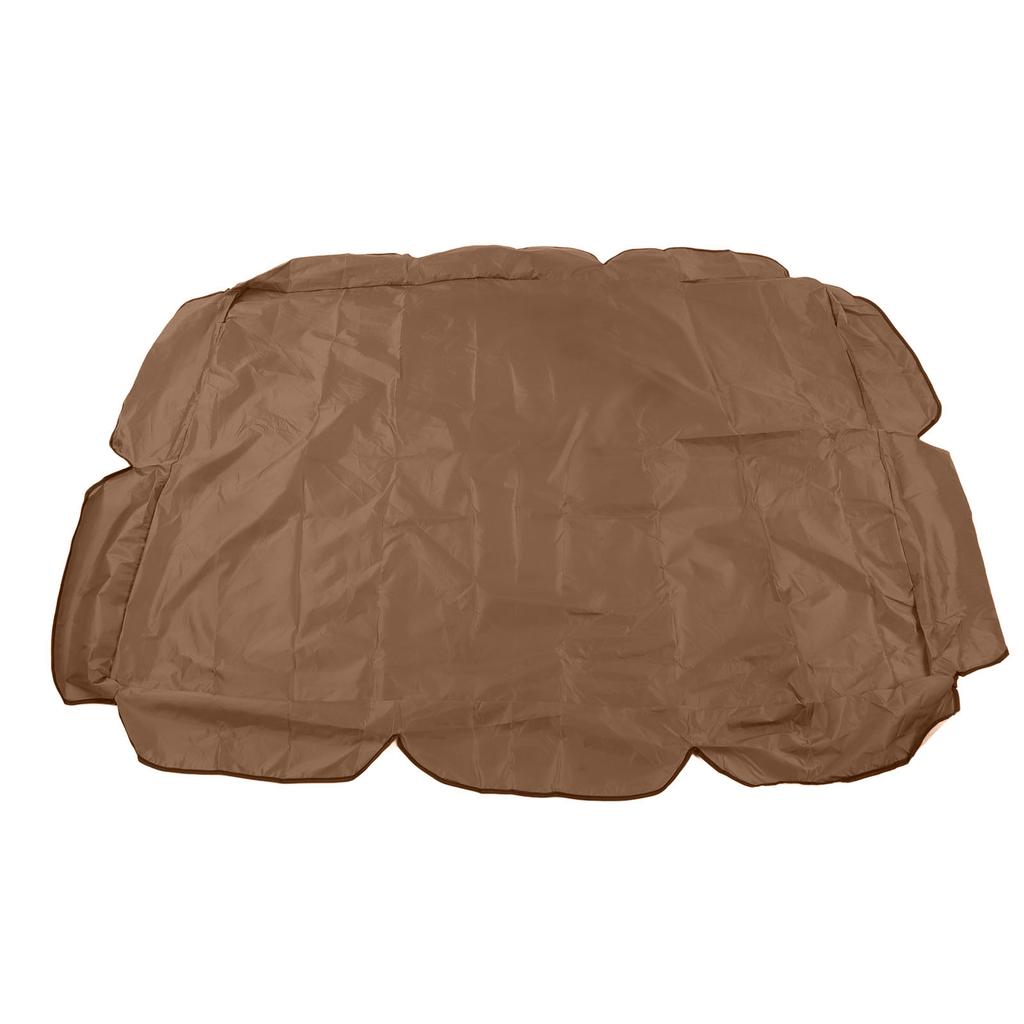 Daszek Huśtawki 210D Oxford Powlekany Srebrem Wodoodporny Odporny na UV na Krzesło Ogrodowe na Zewnątrz Patio Podwórze